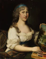 Porträt einer jungen Malerin